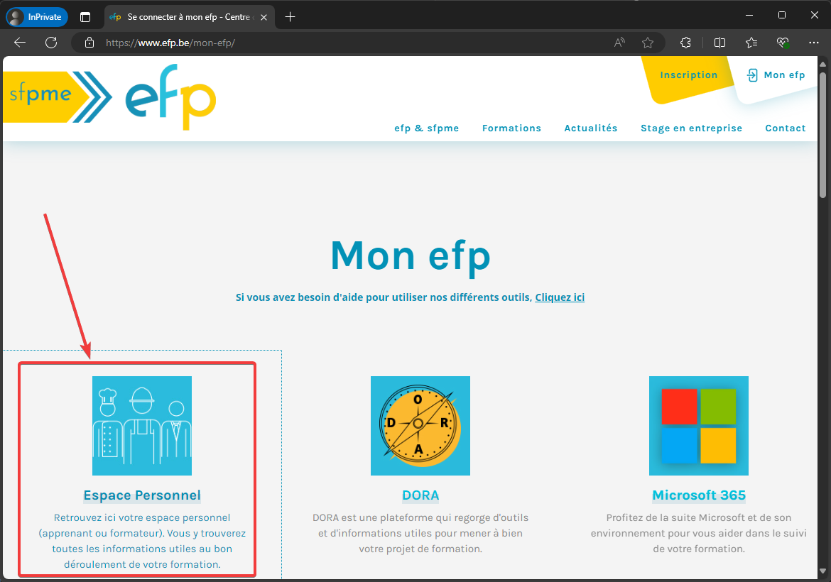 Espace Personnel