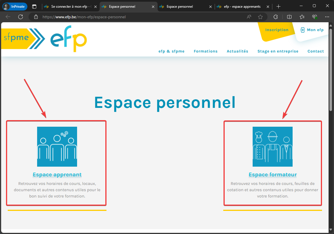 Choisir l'espace
